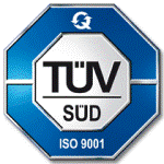 Wir sind vom T&Uuml;V f&uuml;r folgende Bereiche nach DIN ISO 9001 zertifiziert: Schankanlagenwartung und -reinigung, Schankanlagenbau und Kohlens&auml;urevertrieb.