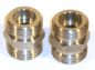 Preview: Doppelgewindenippel CNS beidseitig 5/8" AG 10mm IG