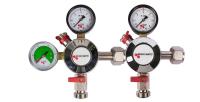 Bier- Doppel- Druckminderer Micro Matic PREMIUM Plus für CO2 3 bar
