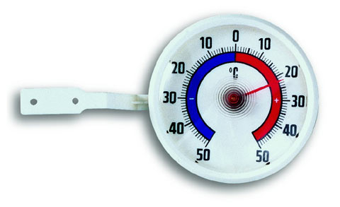 Fenster- Thermometer, rund - Zapfanlage-Bierzapfanlage