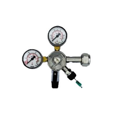 AfG- Druckminderer für CO2 Oxy mit Vordruckanzeige 0-10/ 7 bar, Abgang  John Guest 8 mm