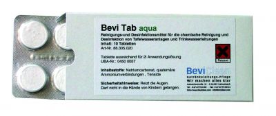 Bevi Tab Aqua mit Farbe VPE 10 Stück