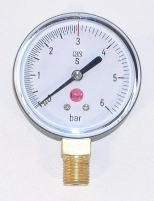 Manometer für Druckminderer 3 bar