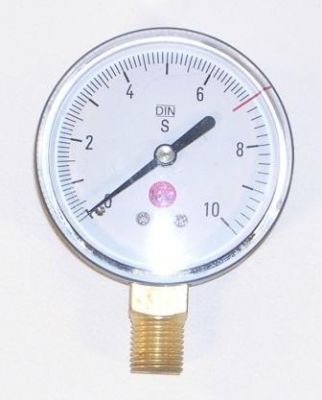 Manometer für Druckminderer 7 bar